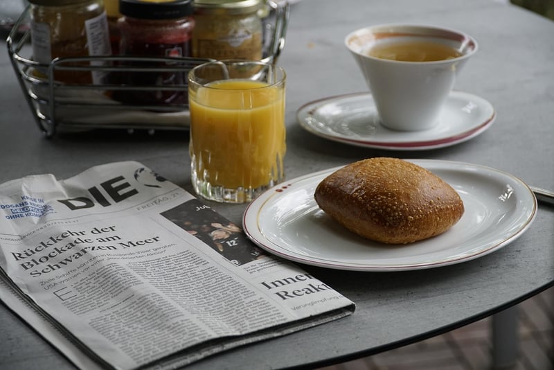 Newspaper and Coffee